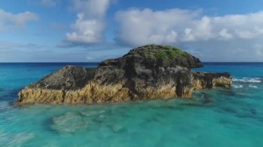 Bermuda hava plaj manzarası