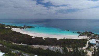 Bermuda hava plaj manzarası