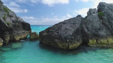 Bermuda hava plaj manzarası