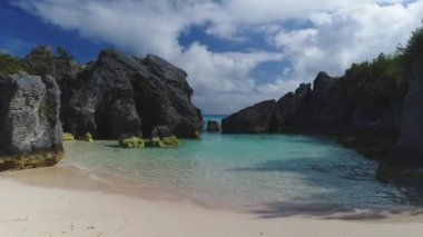 Bermuda hava plaj manzarası