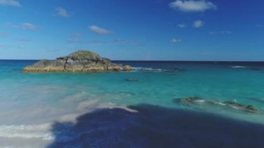 Bermuda hava plaj manzarası