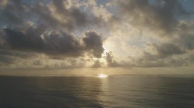Cancun hava sahili manzarası