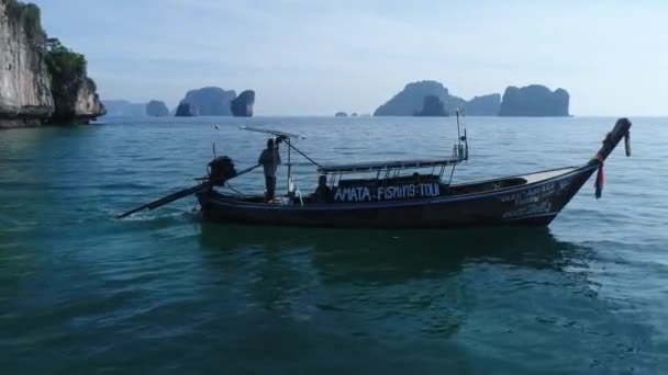 Tayland Daki Maymun Adalarının Hava Görüntüleri — Stok video