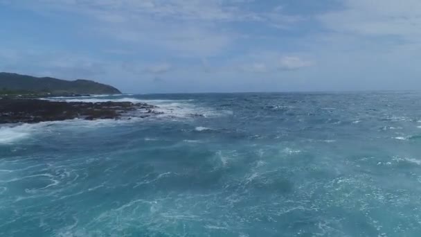 Aérea Playa Hawaii — Vídeos de Stock