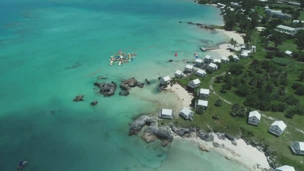 Antenne Der Bermuda Landschaft — Stockvideo