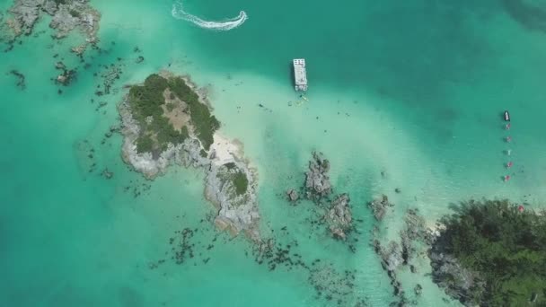 Antenn Bermuda Landskap — Stockvideo