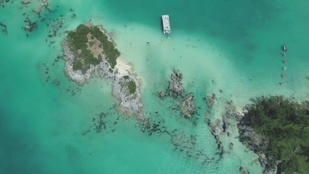 Antenne Der Bermuda Landschaft — Stockvideo