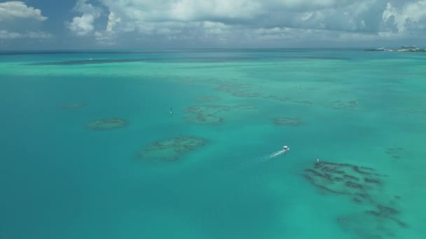 Antenne Der Bermuda Landschaft — Stockvideo