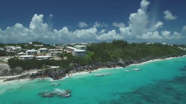 Aerial Bermuda Landscape — Stock Video