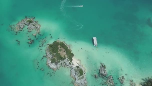 Antenne Der Bermuda Landschaft — Stockvideo