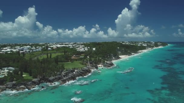 Aérea Bermudas Paisagem — Vídeo de Stock