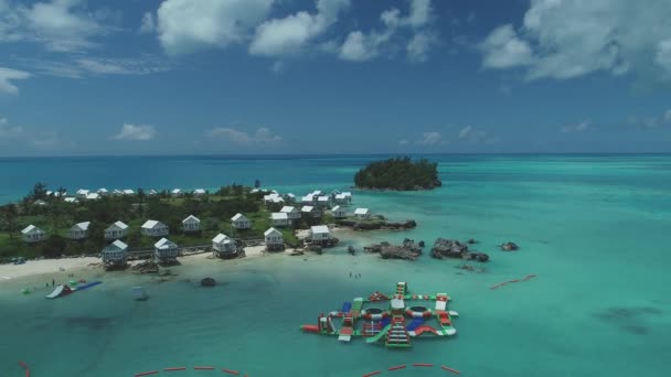 Aerial Bermuda Landscape — Stock Video