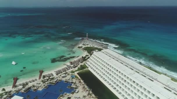 Aerea Cancun Messico — Video Stock