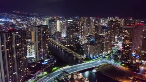 Aérea Honolulu Hawaii — Vídeo de stock