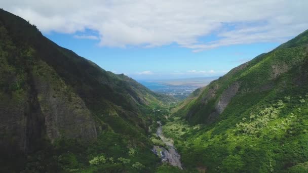 Aérienne Des Montagnes Oahu Hawaii — Video