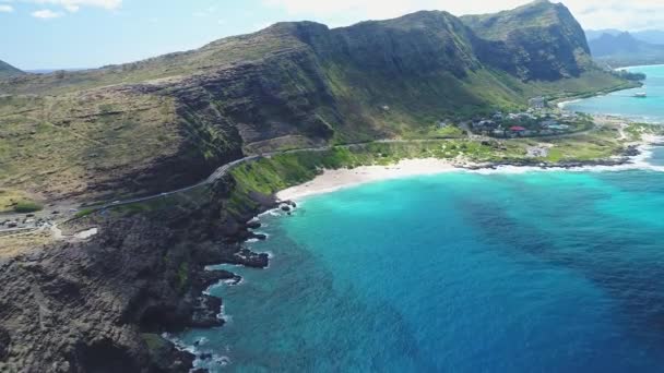 Antena Oahu Hawaii — Vídeo de Stock