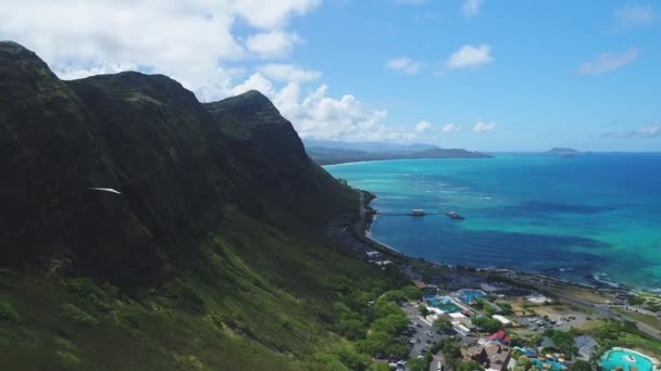 Antena Oahu Hawaii — Vídeo de Stock