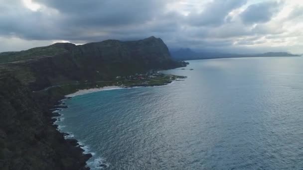 Aerea Oahu Hawaii — Video Stock
