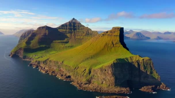 Aerea Delle Isole Faroe — Video Stock