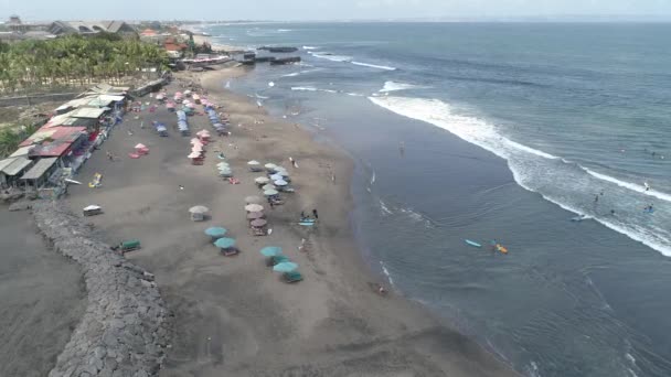 Bali Echo Beach Landscape — Stock Video