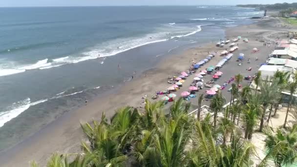 Bali Echo Praia Paisagem — Vídeo de Stock