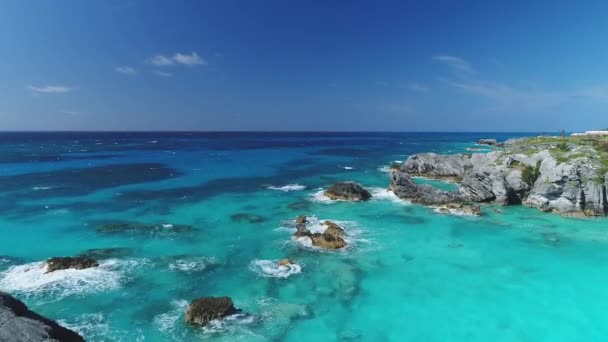 Bermuda Hava Plaj Manzarası — Stok video