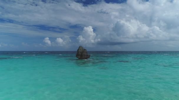 Bermuda Aerea Paesaggio Spiaggia — Video Stock