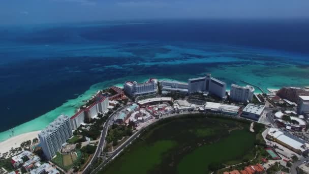 Cancun México Imagens Aéreas — Vídeo de Stock