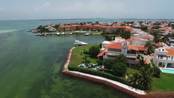 Cancun Mexico Hava Görüntüsü — Stok video