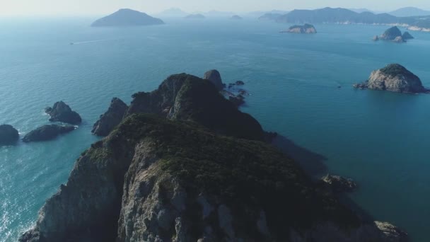 Südkoreanische Stadt Antenneninsel — Stockvideo