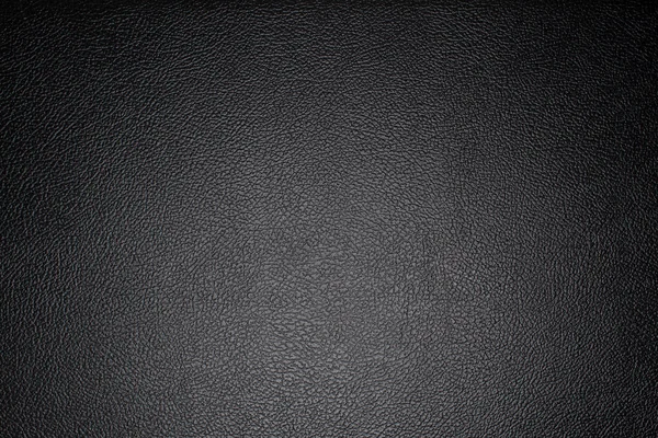 Textura Fondo Cuero Negro — Foto de Stock
