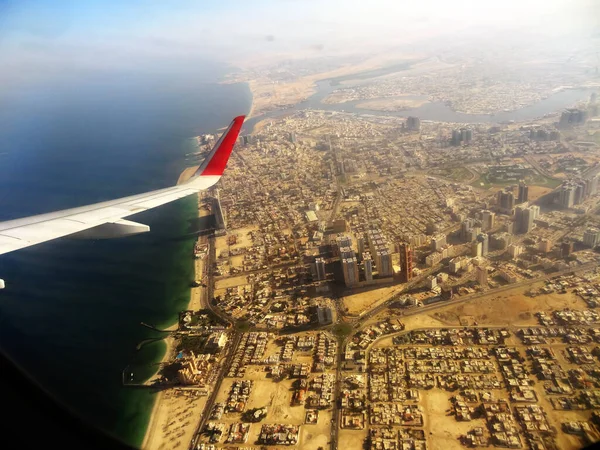 Airplane Background Emirate Sharjah Uae — Stock Photo, Image