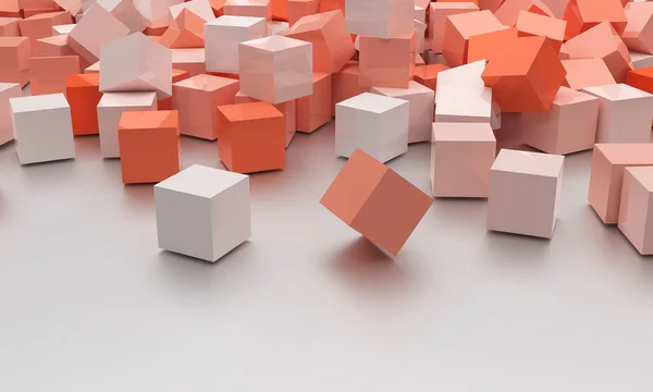 3d soyut küp kutuları arka plan - 3d Hazırlama 