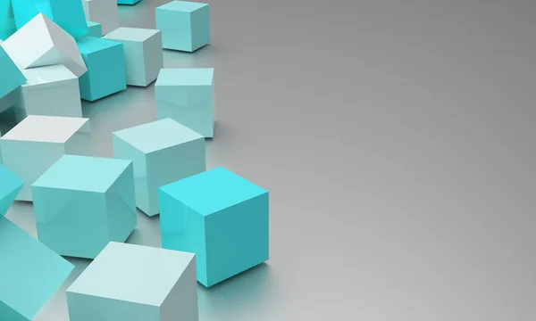 3d soyut küp kutuları arka plan - 3d Hazırlama 