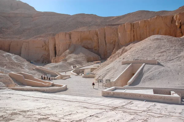 Долина царей. Гробницы фараонов . — стоковое фото