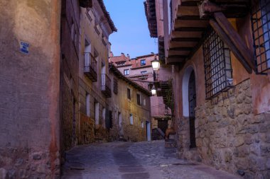 Albarakin, Teruel. Duvarlı ortaçağ şehri