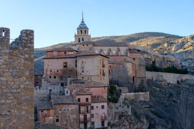 Albarakin, Teruel. Duvarlı ortaçağ şehri