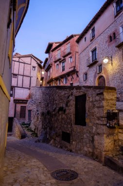 Albarakin, Teruel. Duvarlı ortaçağ şehri