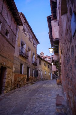 Albarakin, Teruel. Duvarlı ortaçağ şehri