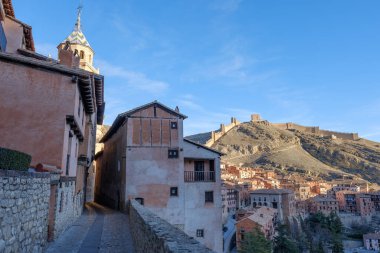 Albarakin, Teruel. Duvarlı ortaçağ şehri