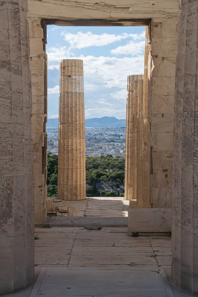 Columnas Históricas Athens — Foto de Stock