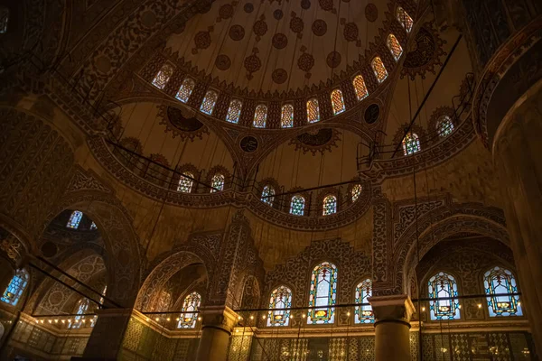 Blaue Moschee Innenraum Istanbul — Stockfoto