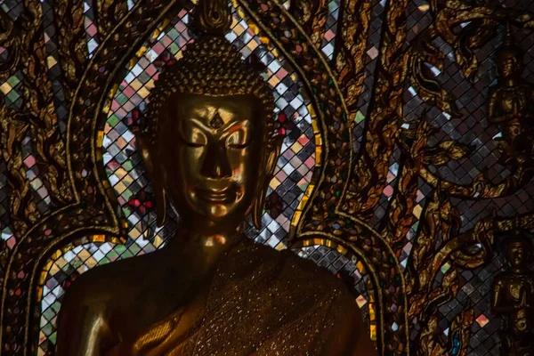 Buddha Skulptur Aus Tempel — Stockfoto