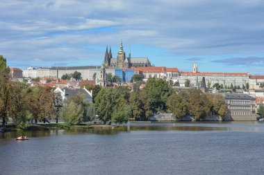 Panoramik manzara, Carlo Bridge. prag