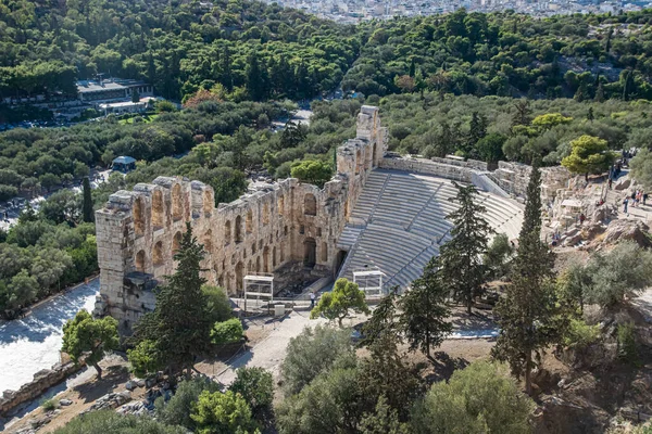 Panoramic Top View Coliseum Athens — Stock Photo, Image