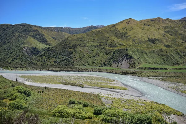 Isla Sur Nueva Región Zeland Canterbury — Foto de Stock