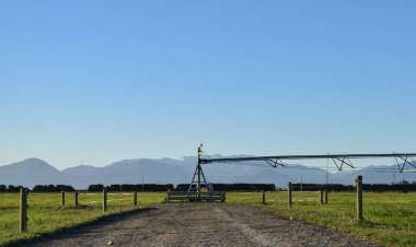 bir çiftlikten panoramik görünüm