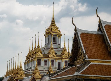 Tayland 'daki tapınaktan mimari 