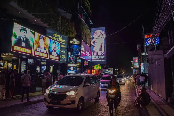 Levensstijl Kuta Straat Bali — Stockfoto