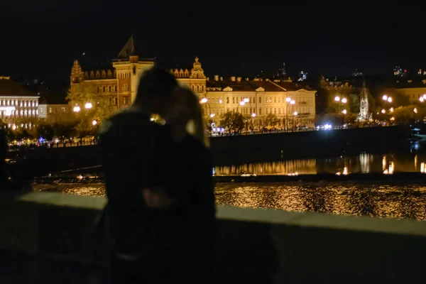 Veux Vous Faire Visiter Praga Vieux Bâtiment Les Gens Art — Photo